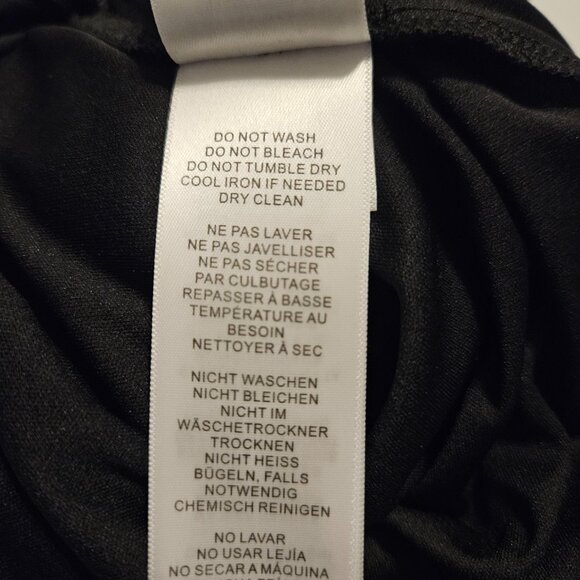 Aidan by Adrianna Papell Black Chiffon Feather Cocktail Dress Size 2 - Picture 10 of 11